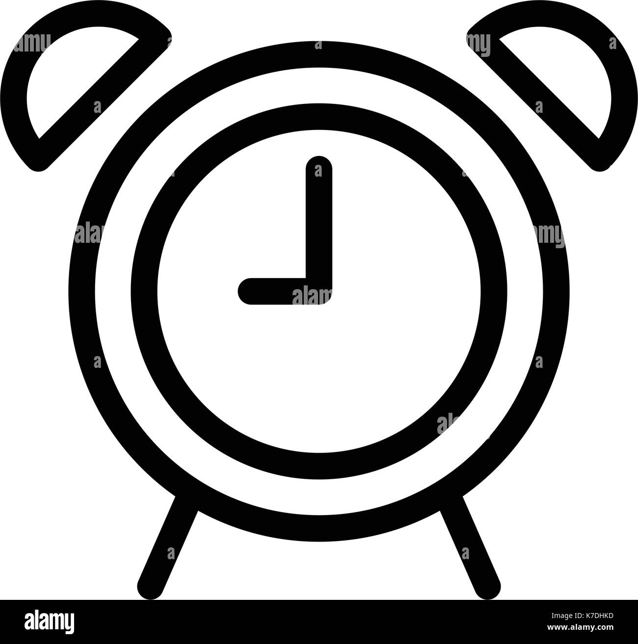 Alarm clock icon hires stock photography and images Alamy