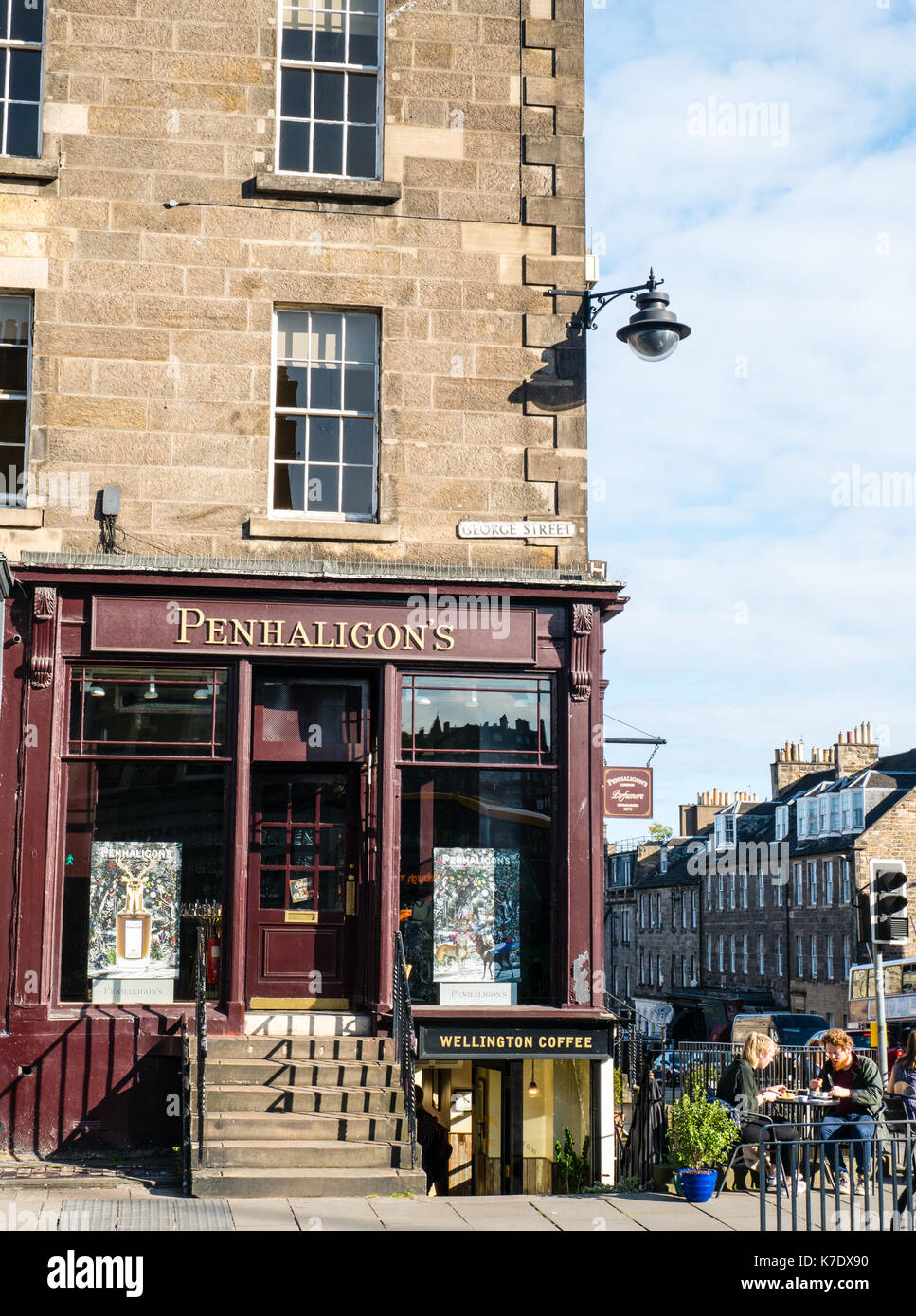 Penhaligons, and Wellington Coffee, New Town, Edinburgh, Scotland, GB