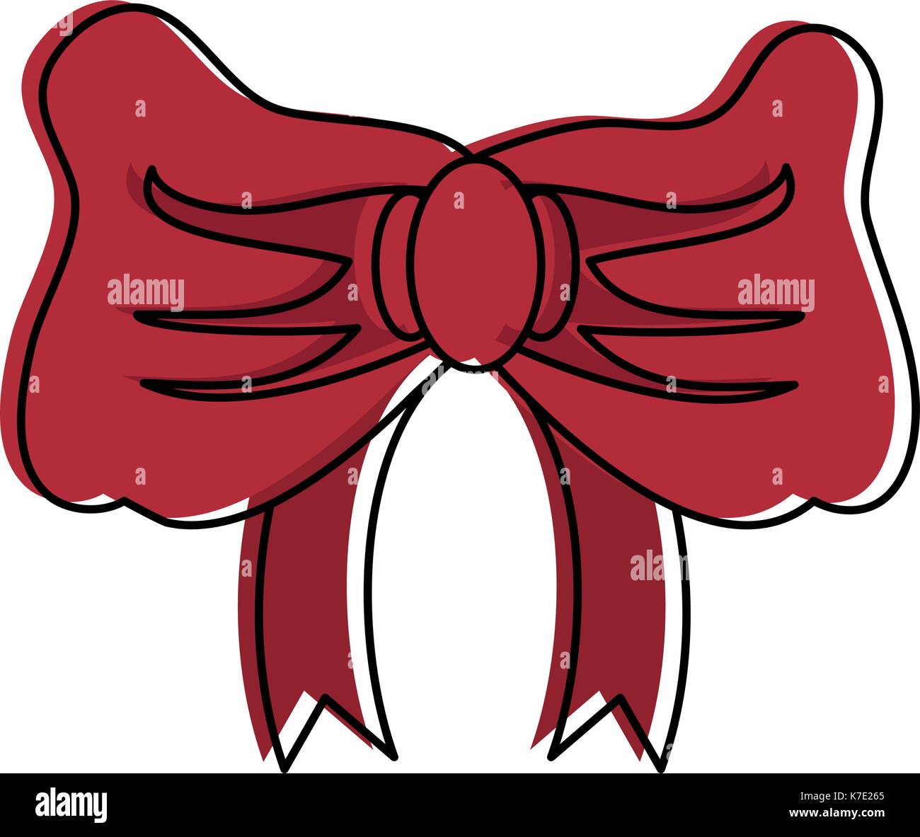 ribbon bow icon image Stock Vector Image & Art - Alamy