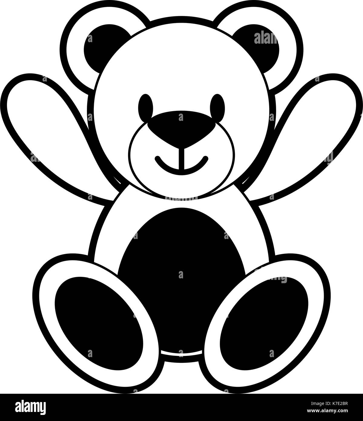 teddy bear icon image  Stock Vector