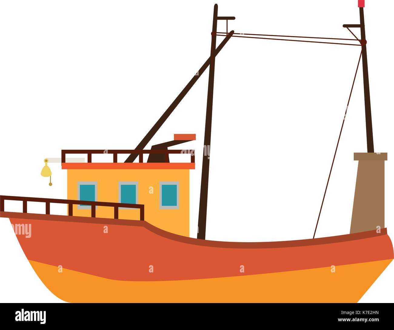 fishing boat icon image Stock Vector Image & Art - Alamy