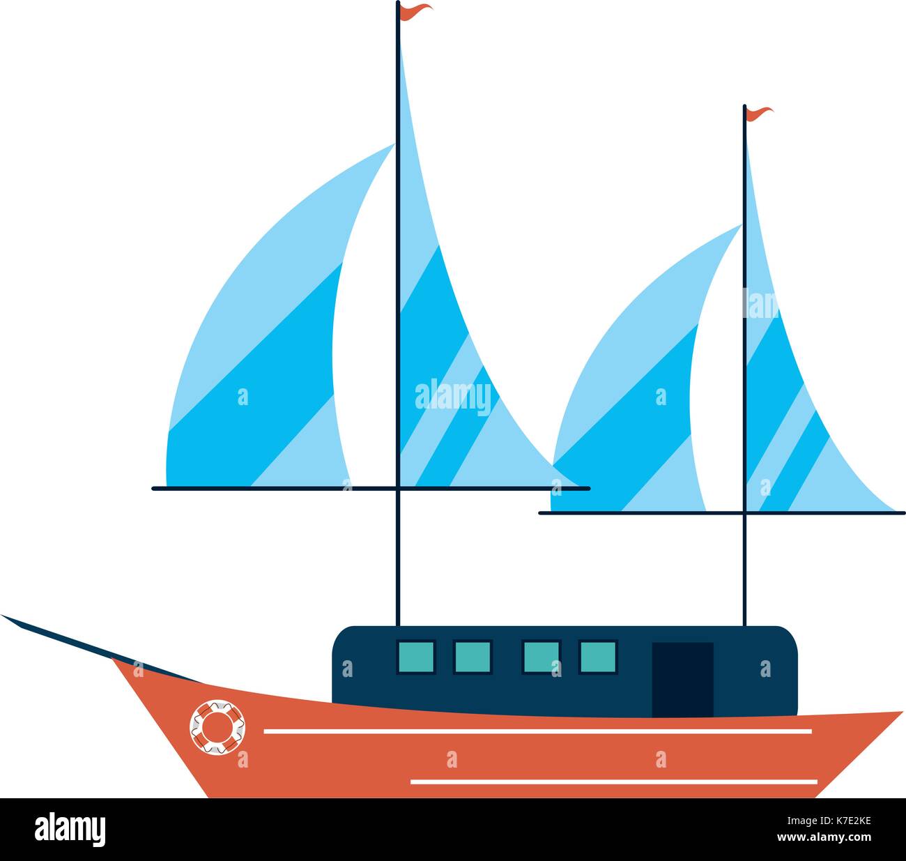 ship with sails icon image Stock Vector Image & Art - Alamy