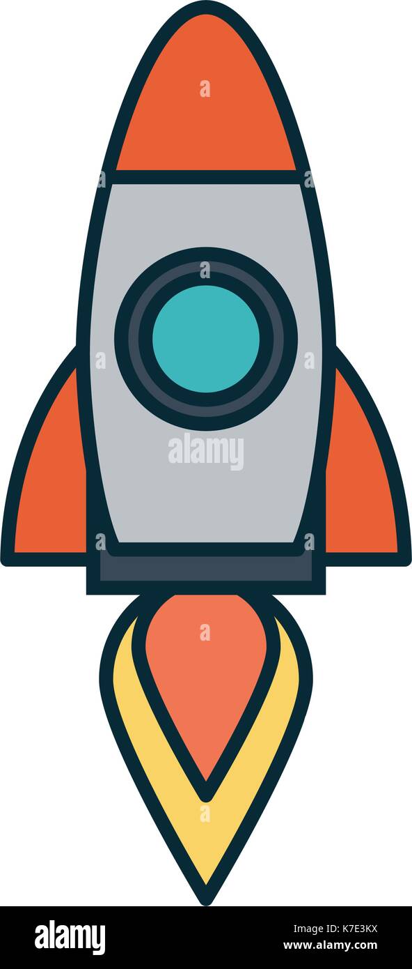 rocket flying icon image Stock Vector Image & Art - Alamy