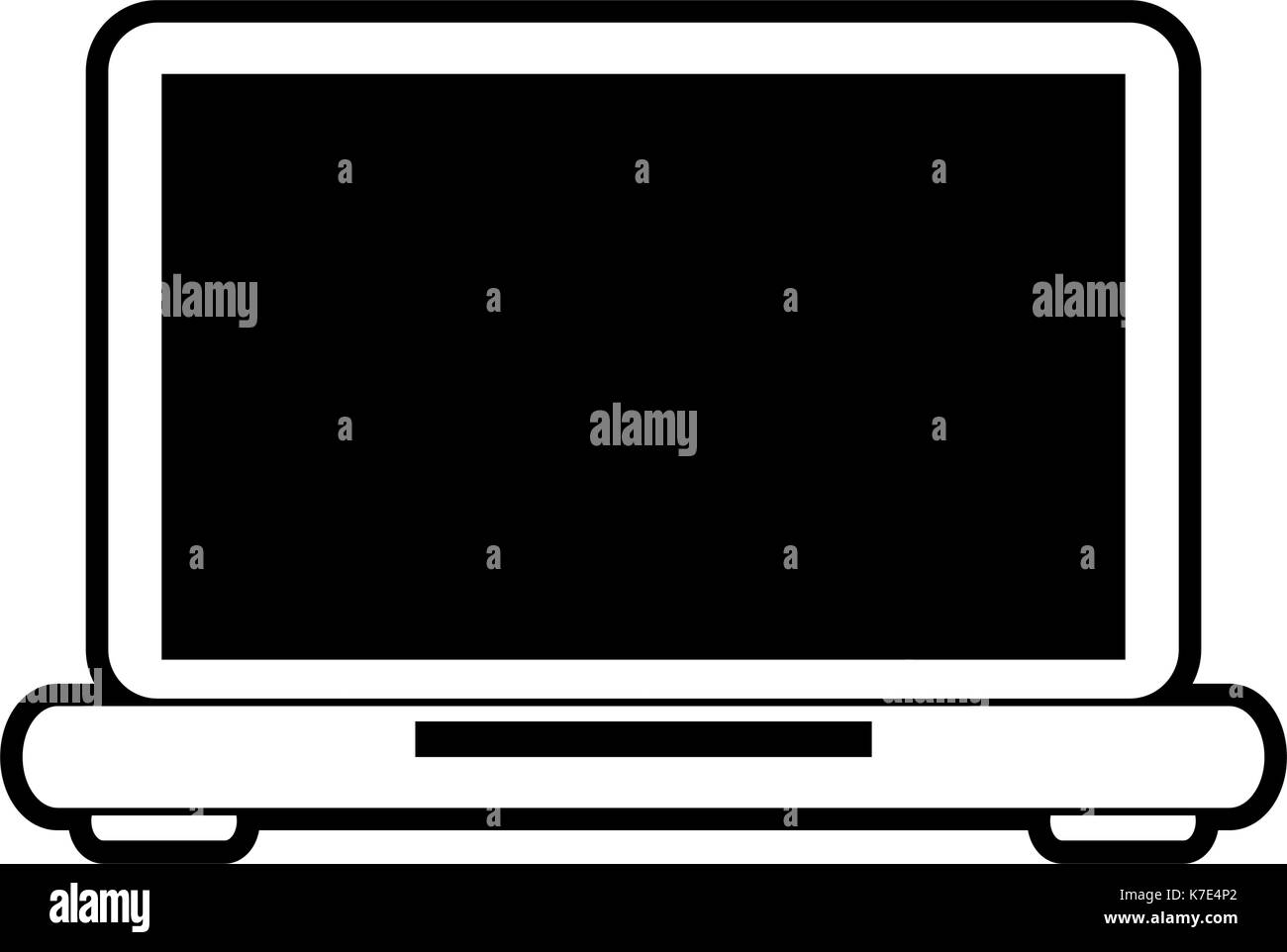 laptop computer frontview icon image Stock Vector Image & Art - Alamy