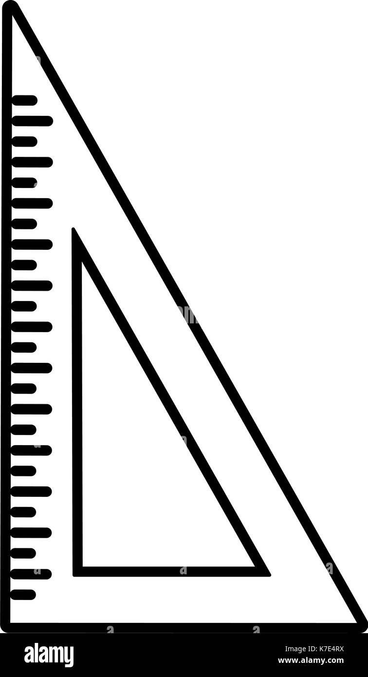 triangle ruler icon image Stock Vector Image & Art - Alamy