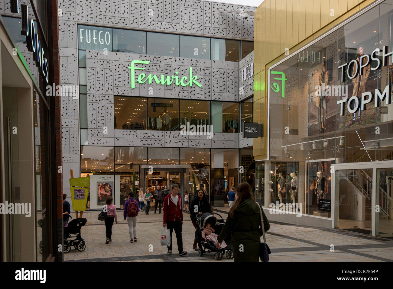 Fenwick retail store in Bracknell town centre. Berkshire, UK Stock
