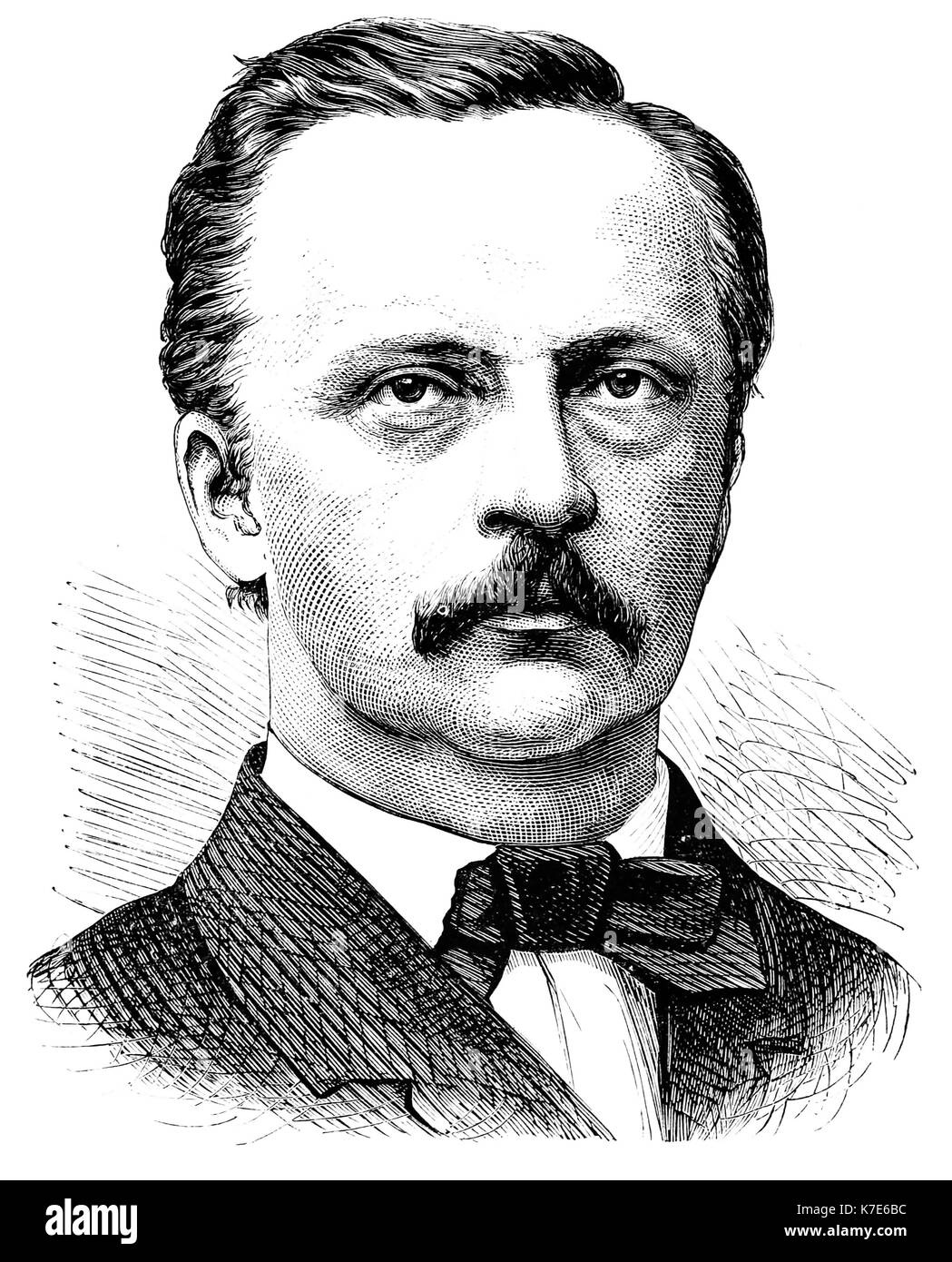 HERMANN von HELMHOLTZ (1821-1894) German physician and physicist Stock Photo