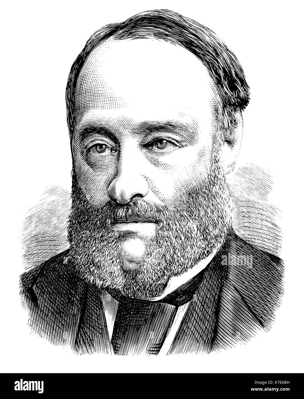 JAMES PRESCOTT JOULE (1818-1889) English mathematician and physicist Stock Photo