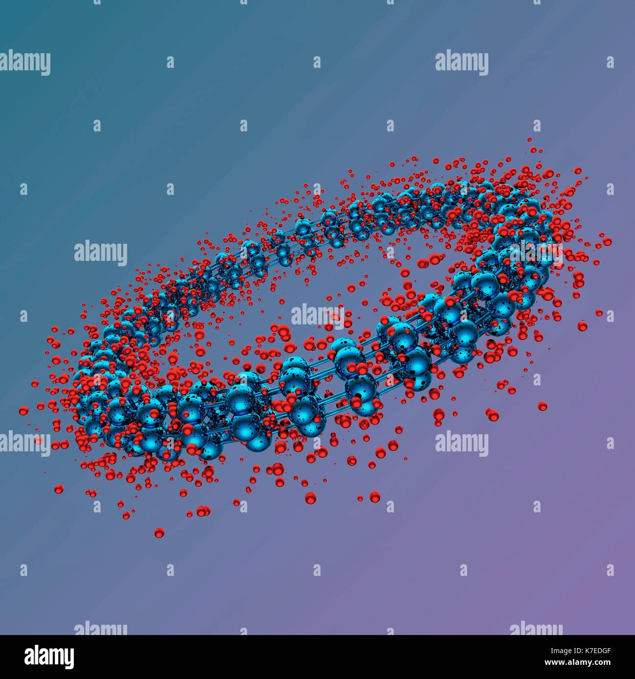 Atomic structure, illustration Stock Photo - Alamy