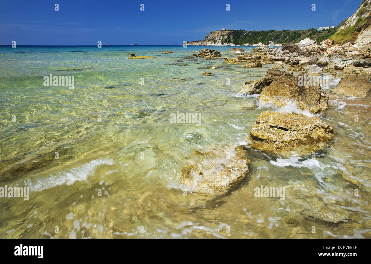 Avithos beach,Kefalonia,Greece Stock Photo