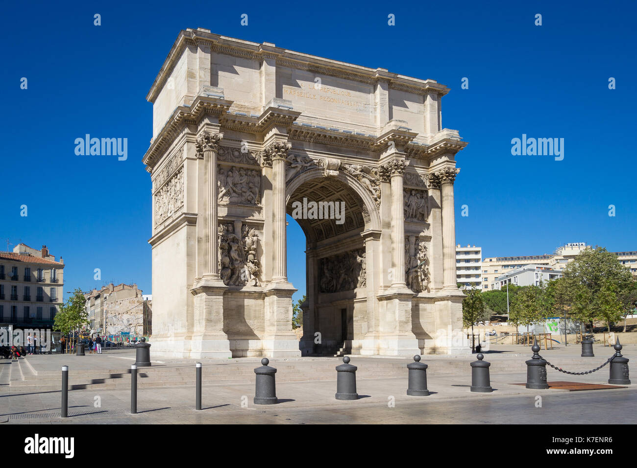 Porte de Aix - Marseille, France Stock Photo - Alamy