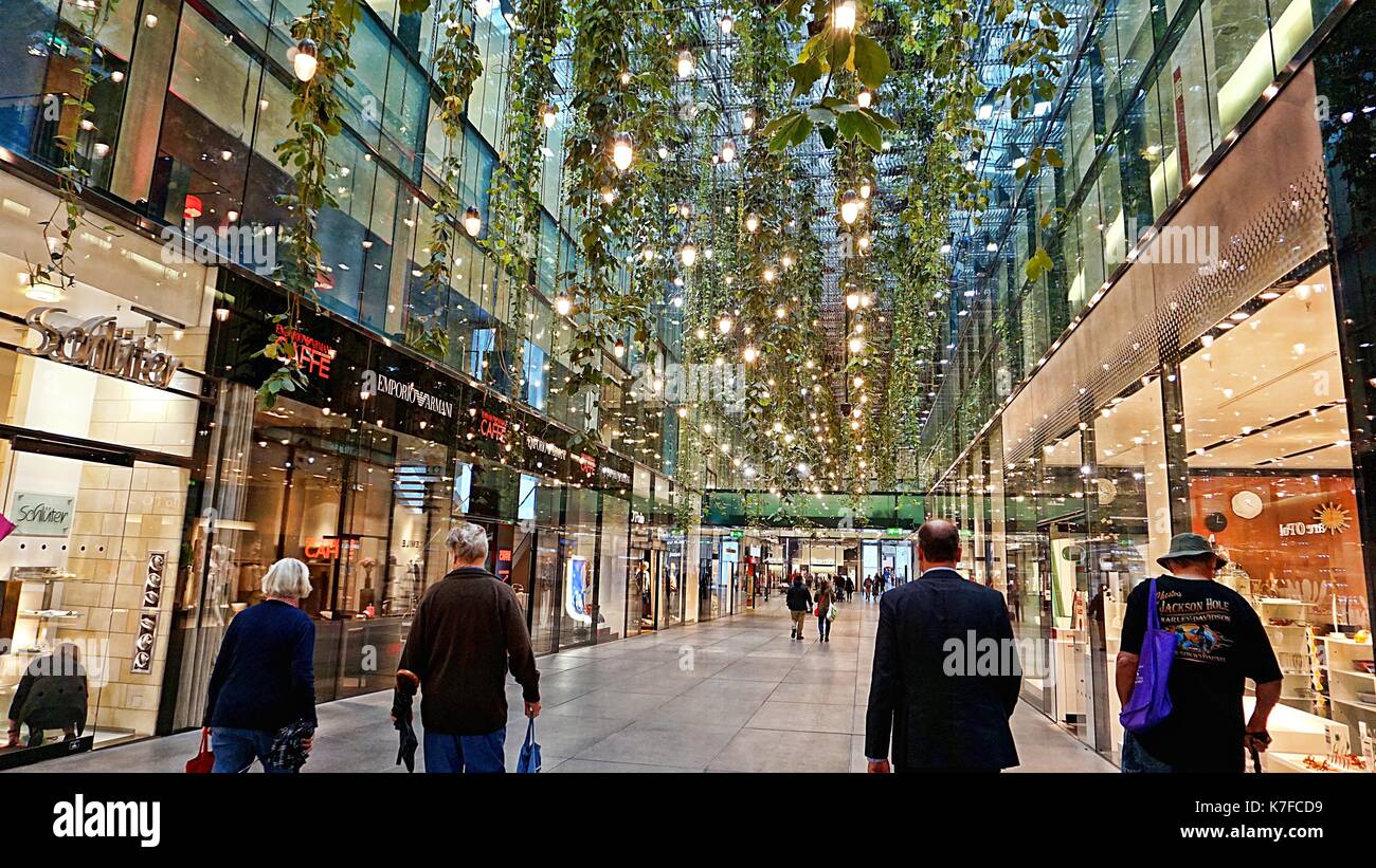 Interior of shopping mall in Munich, Germany Stock Photo - Alamy