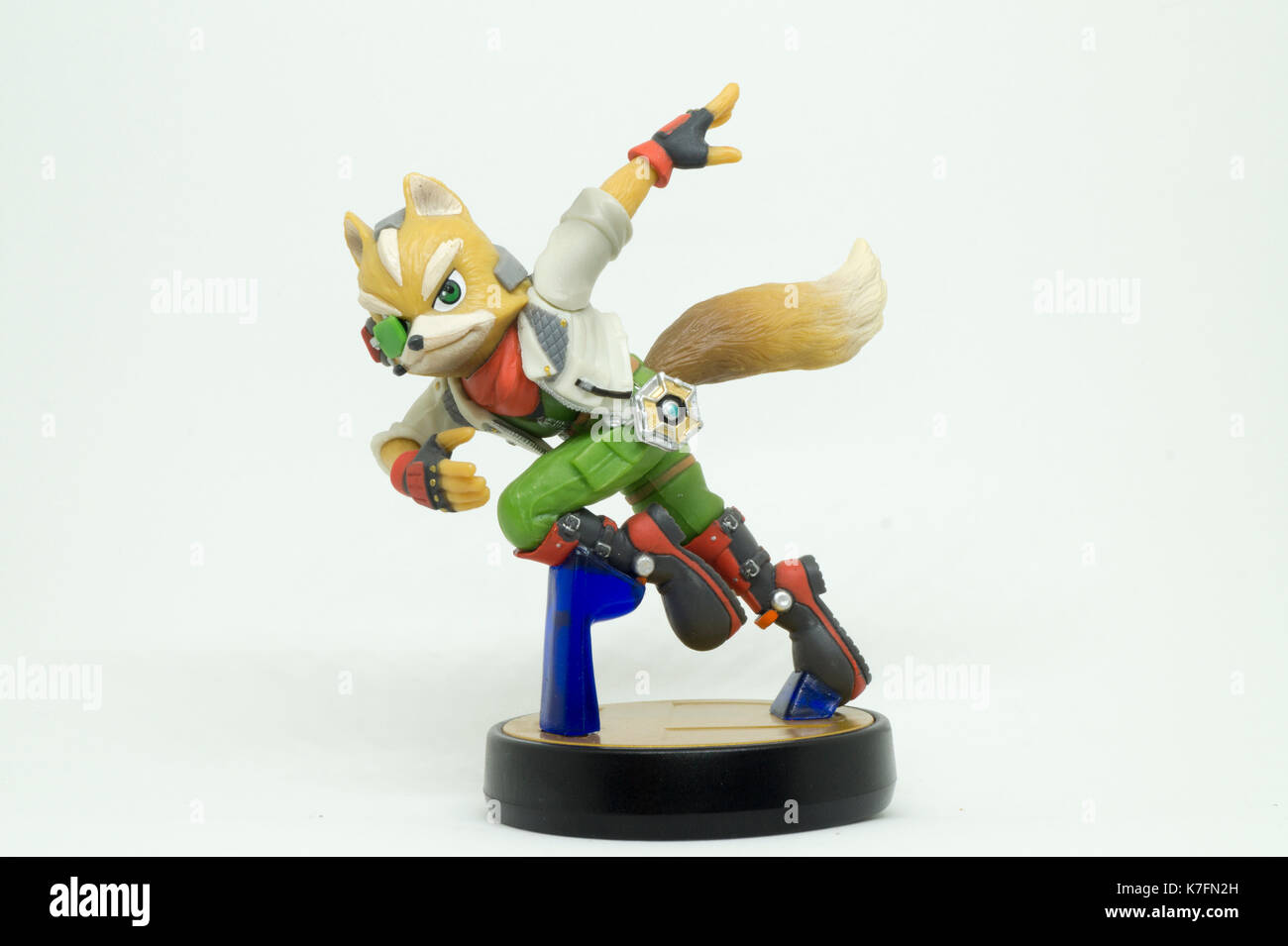 Nintendo Super Smash Bros Amiibo Collection Figure Fox McCloud Star Fox  Stock Photo - Alamy
