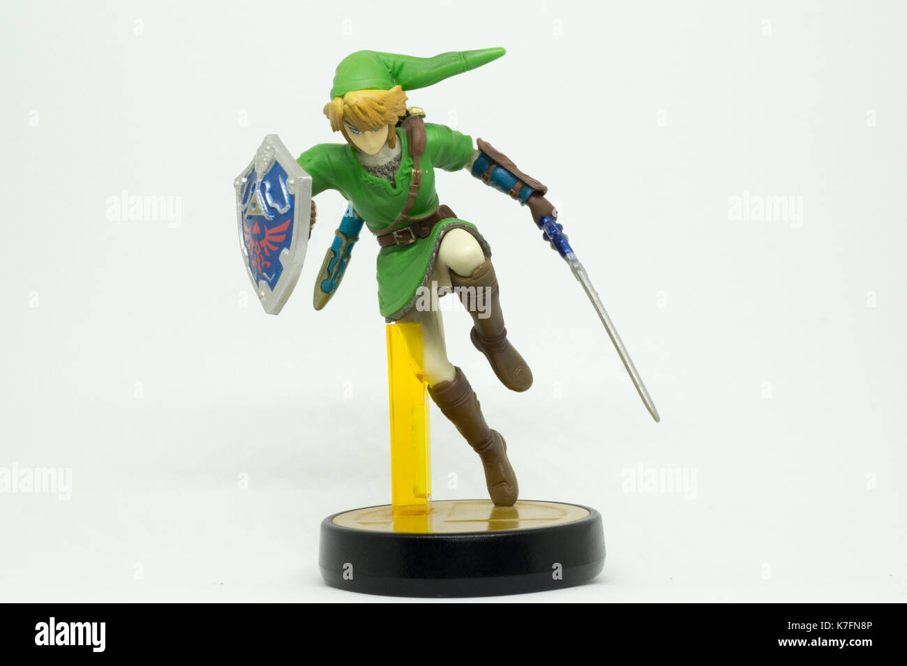 Nintendo Super Smash Bros Amiibo Collection Figure Link Stock Photo - Alamy