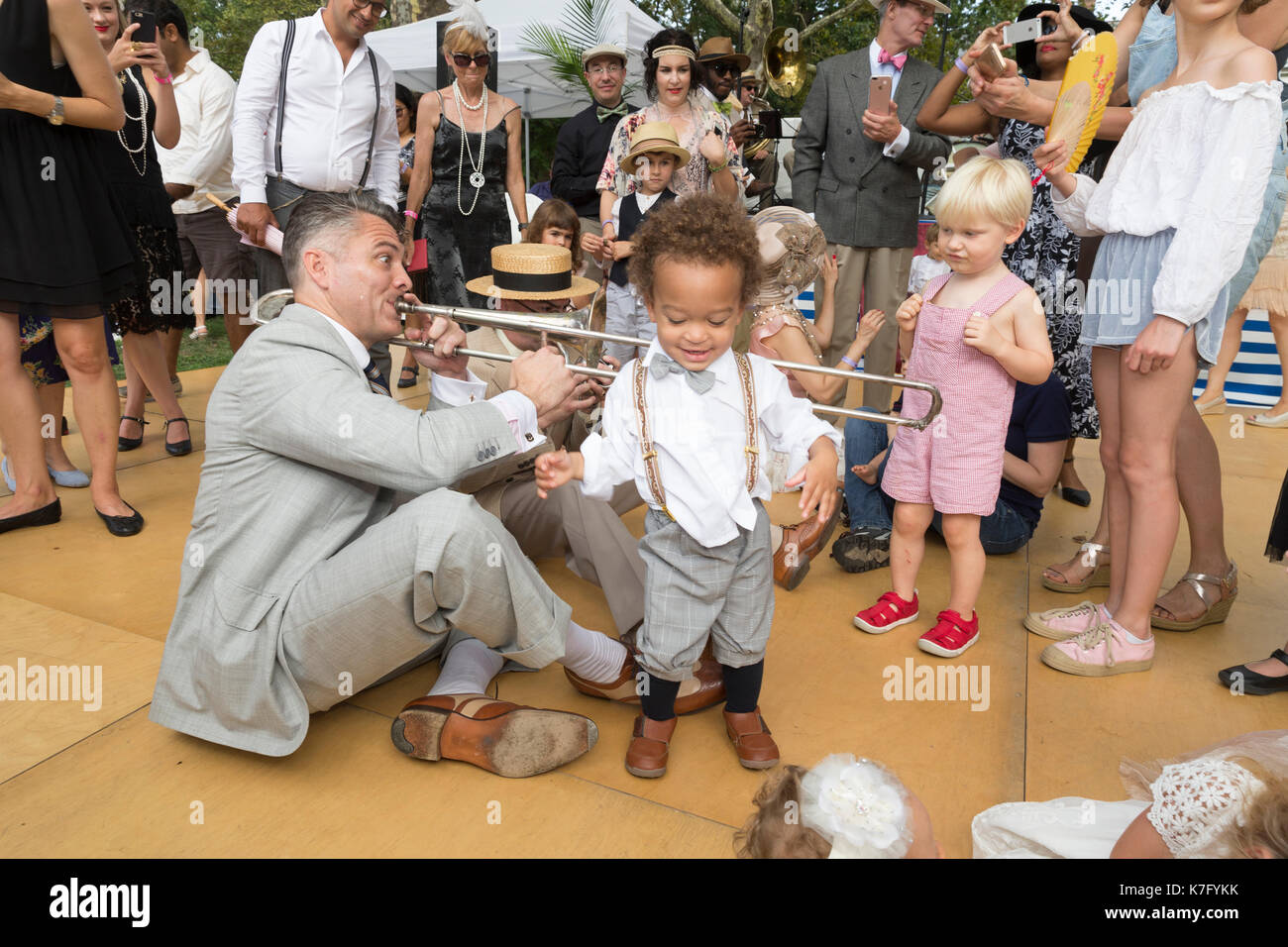 New York, NY USA - August 26, 2017: Atmosphere at Annual Jazz Age Lawn ...