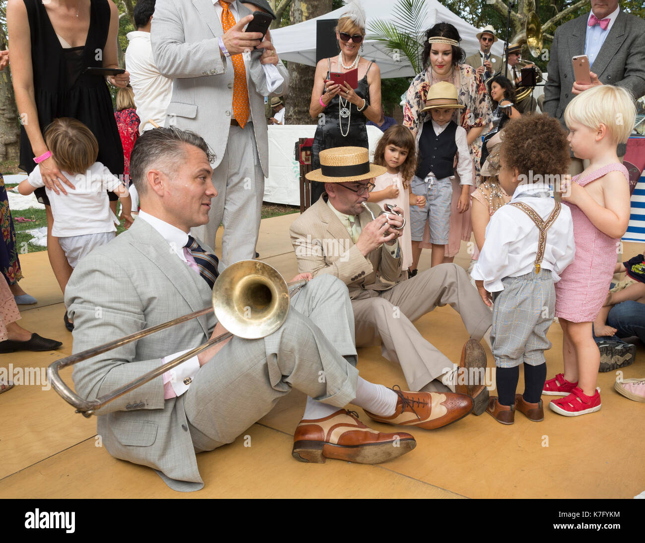 New York, NY USA - August 26, 2017: Atmosphere at Annual Jazz Age Lawn ...