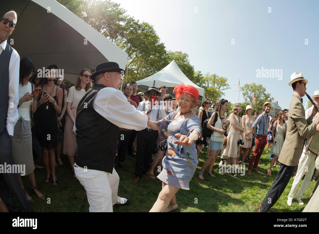 New York, NY USA - August 26, 2017: Atmosphere at Annual Jazz Age Lawn ...