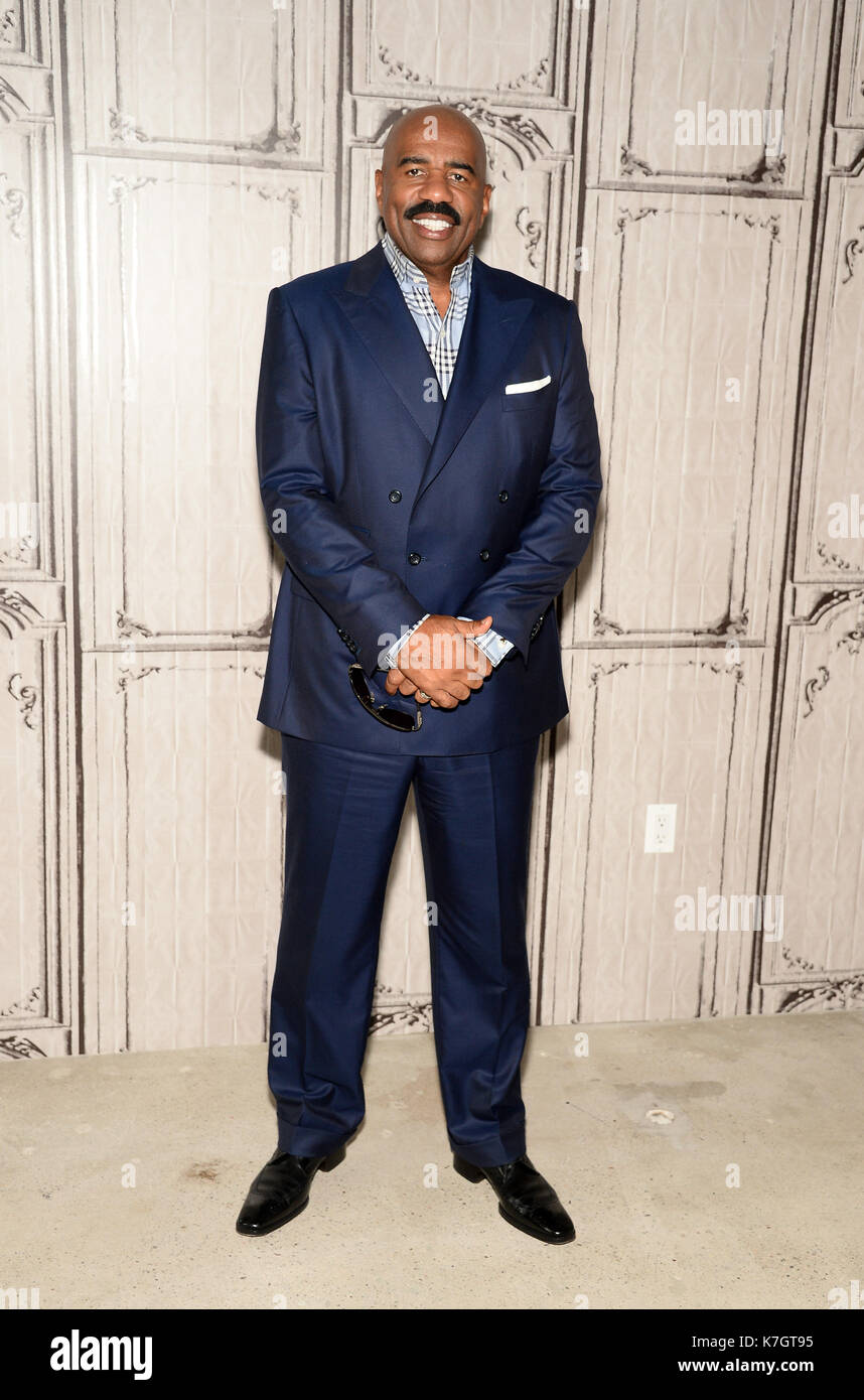 NEW YORK, NY - SEPTEMBER 4: TV personality, comedian, radio show host and best-selling author Steve Harvey pictured at the AOL's Build to discuss the upcoming season of ìSteve Harveyî in New York City, September 4 ,2015 Credit:Pluvious/MediaPunch Stock Photo