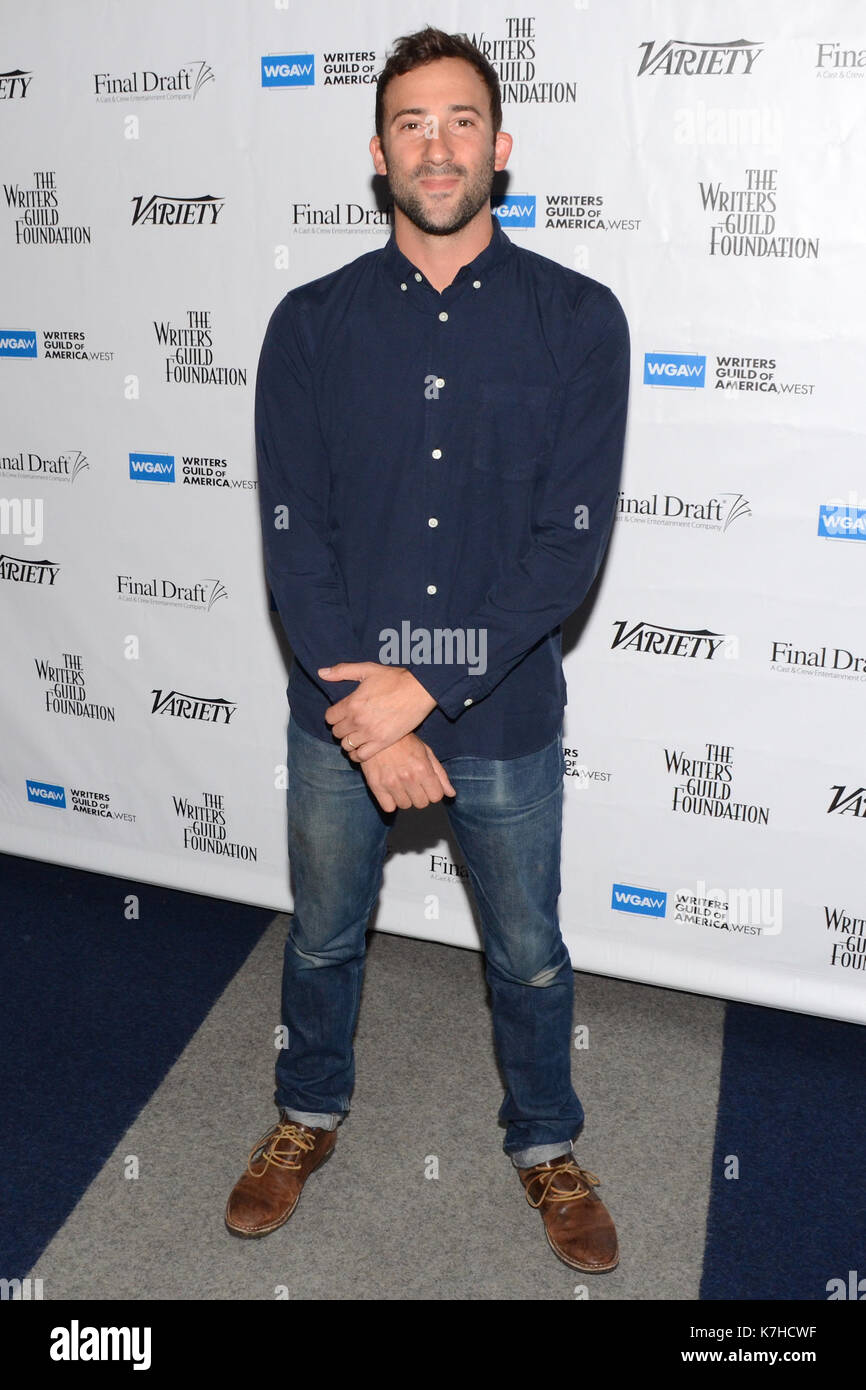 Steven Davis attends WGAW's Sublime Primetime 2017 Panel Discussion Emmy-nominated writers Writers Guild Theater September 15,2016 Beverly Hills,California. Stock Photo