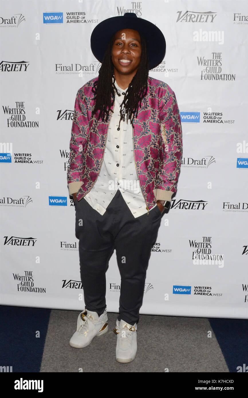 Lena Waithe attends WGAW's Sublime Primetime 2017 Panel Discussion Emmy-nominated writers Writers Guild Theater September 15,2016 Beverly Hills,California. Stock Photo