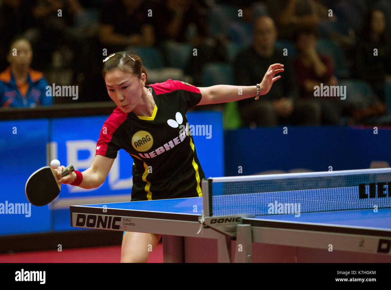 Luxembourg City, Luxembourg. 16th Sep, 2017. Shan Xiaona of Germany in