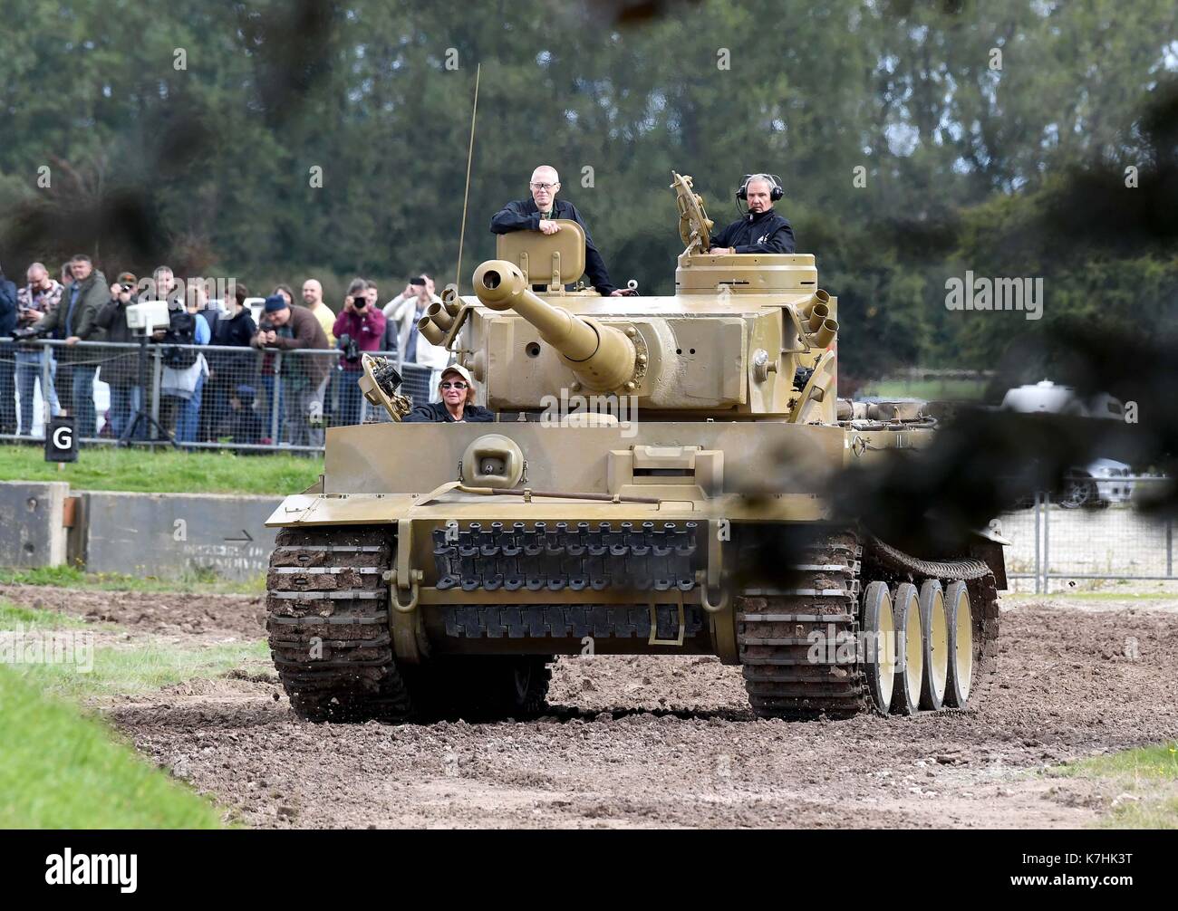 Tiger Tank, Demonstration at Bovington Tank Museum of the world's only ...