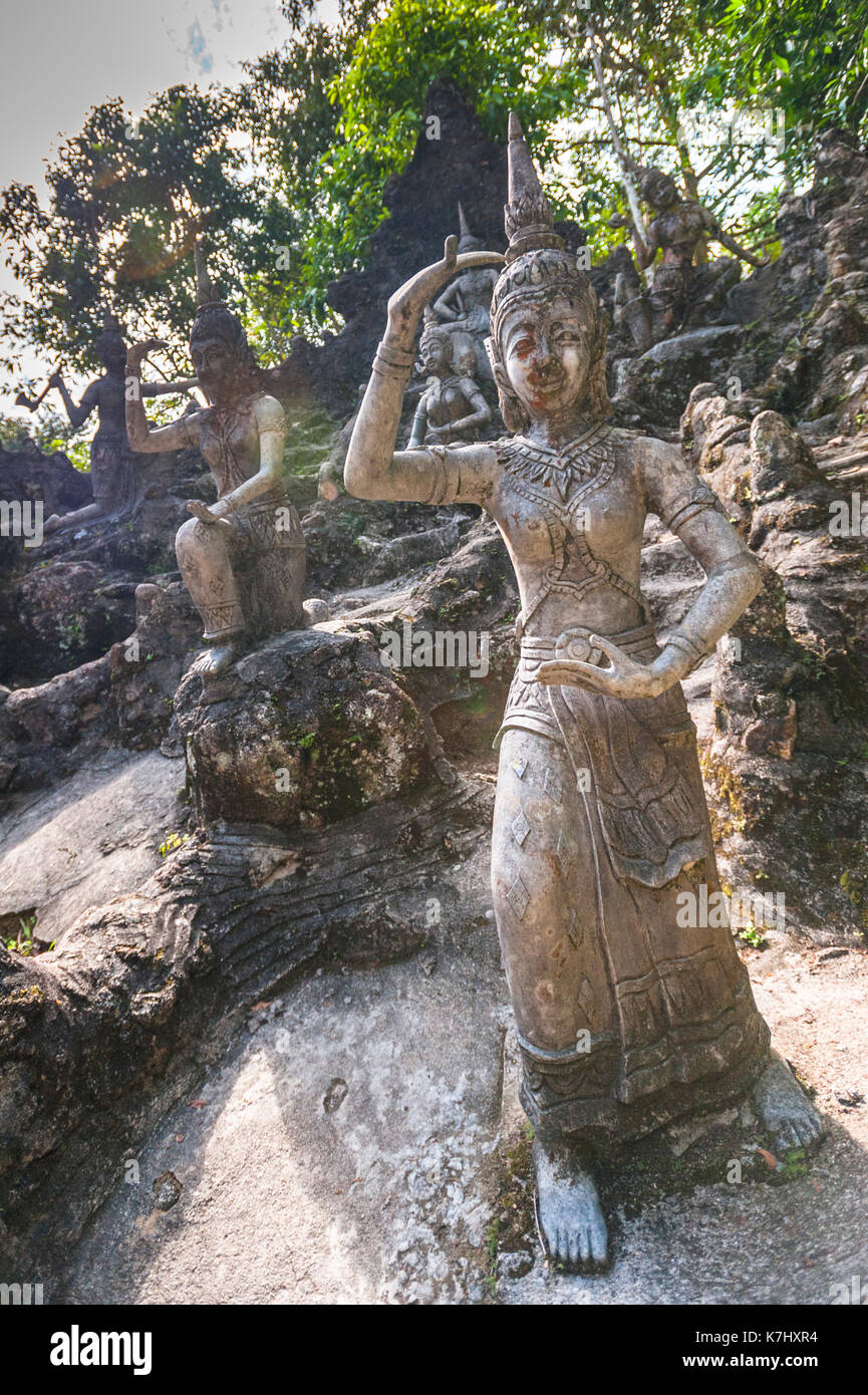 Secret Buddha Garden, Koh Samui, Thailand Stock Photo