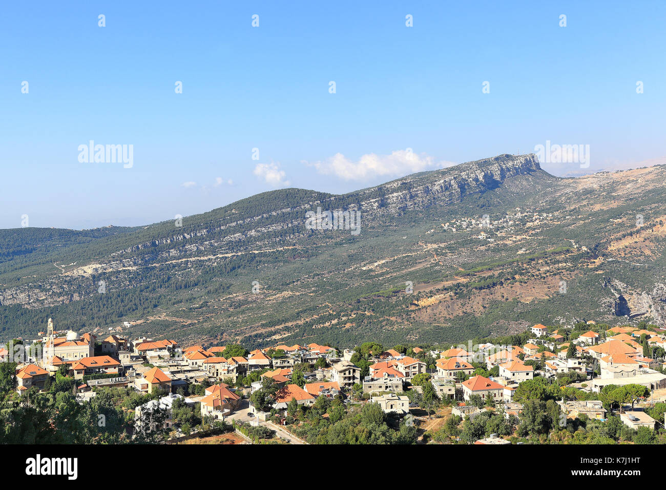 Lebanon landscape at the village of Douma Stock Photo Alamy