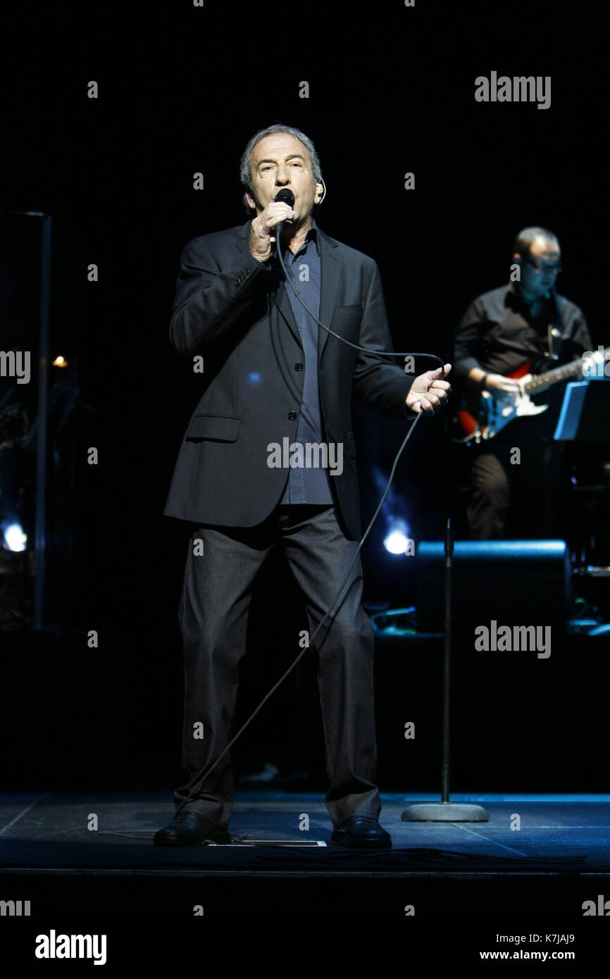 Miami, Florida - October  10 : Jose Luis Perales in concert at the James L. Knight Center in Miami, Florida. October 10, 2009.Credit:  Majo Grossi/MediaPunch Stock Photo