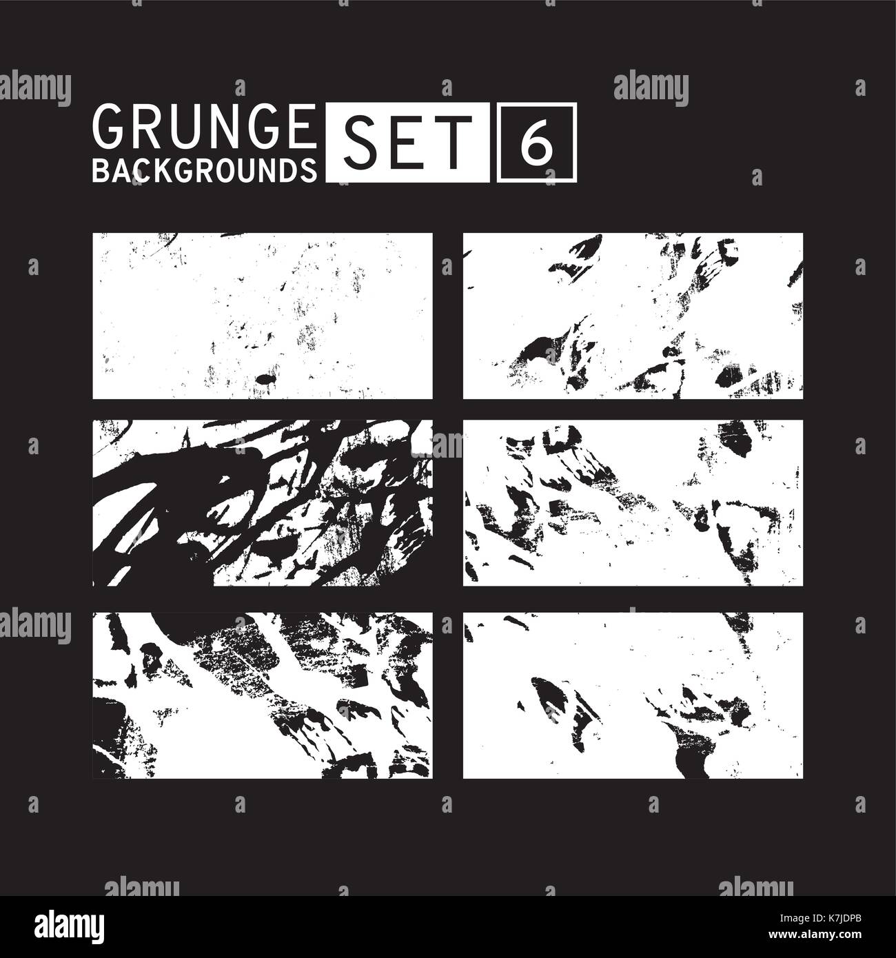 Grunge black and white texture Stock Vector
