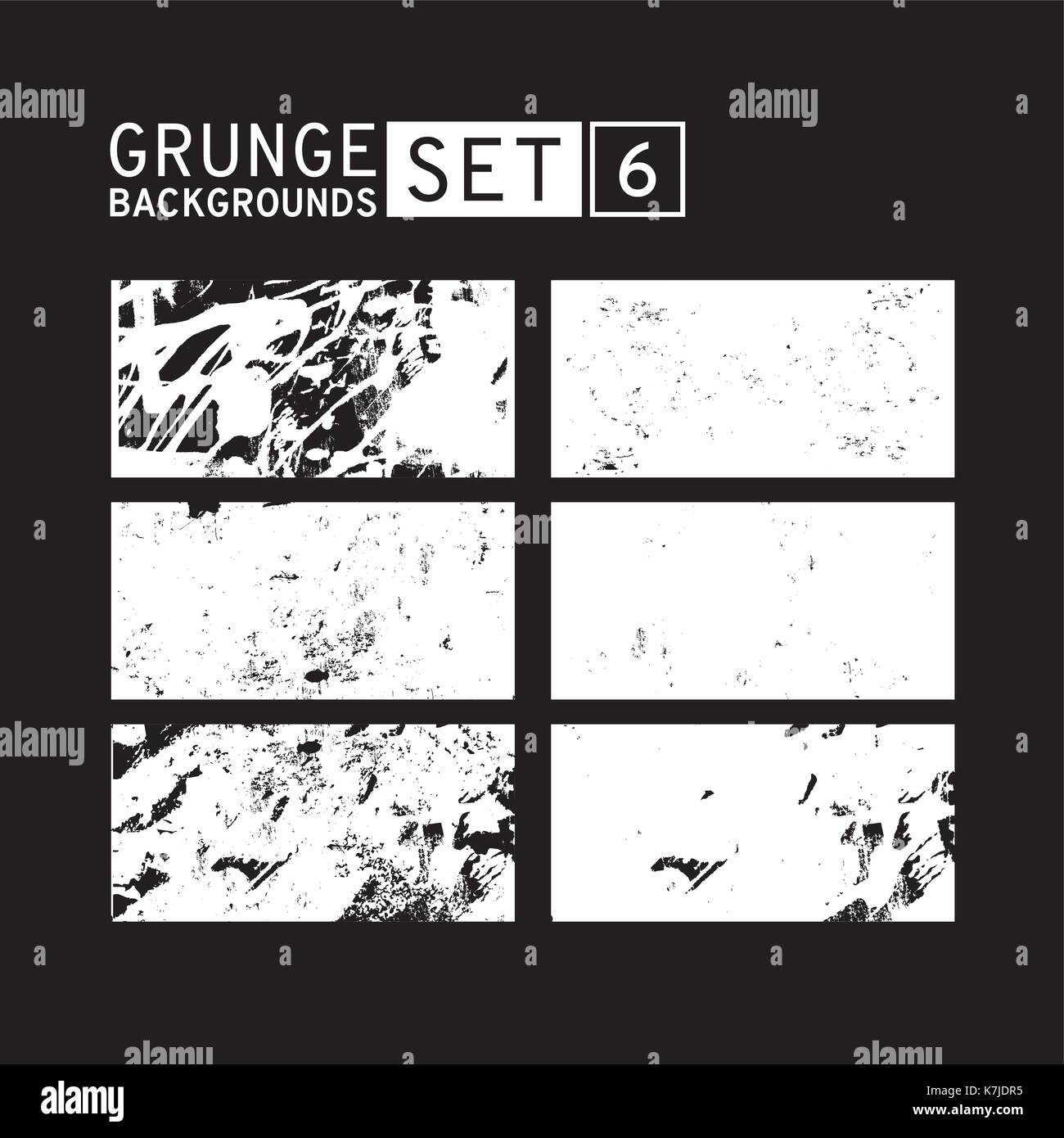 Grunge black and white texture Stock Vector