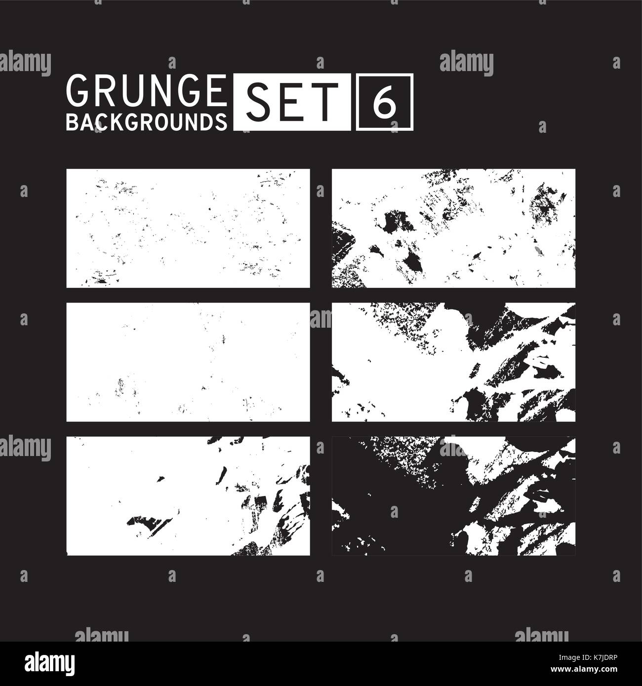 Grunge black and white texture Stock Vector