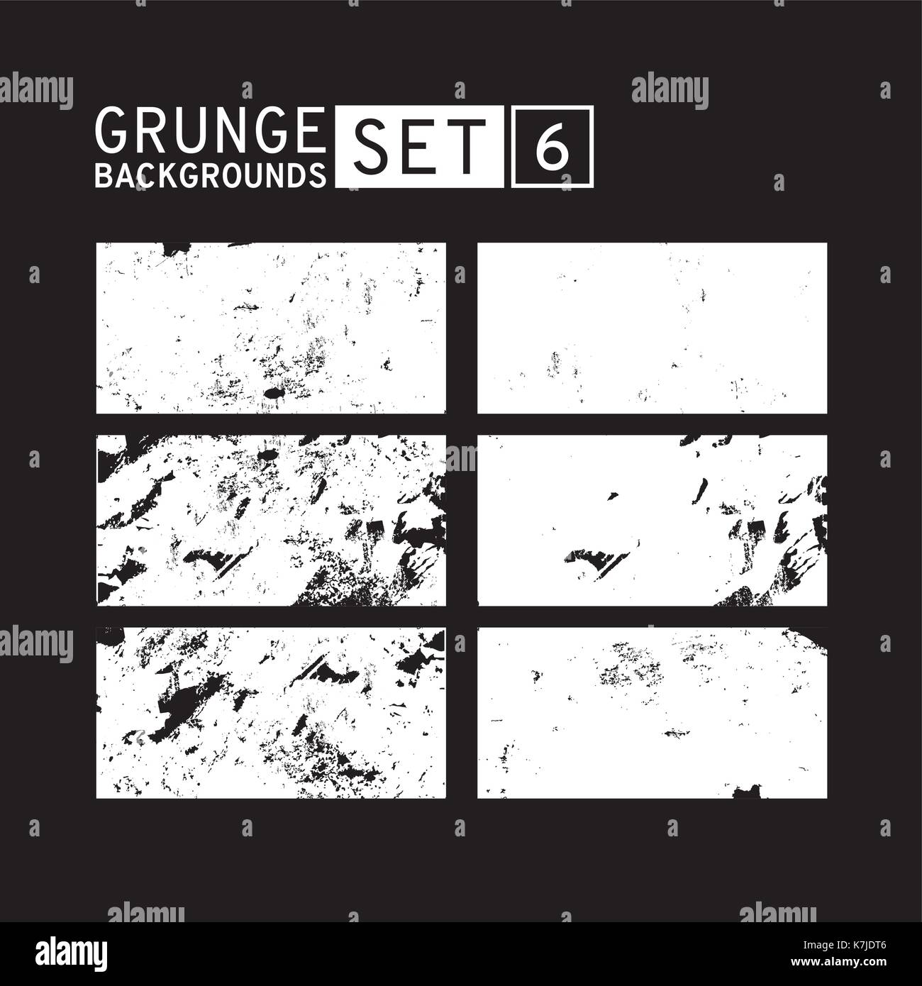 Grunge black and white texture Stock Vector