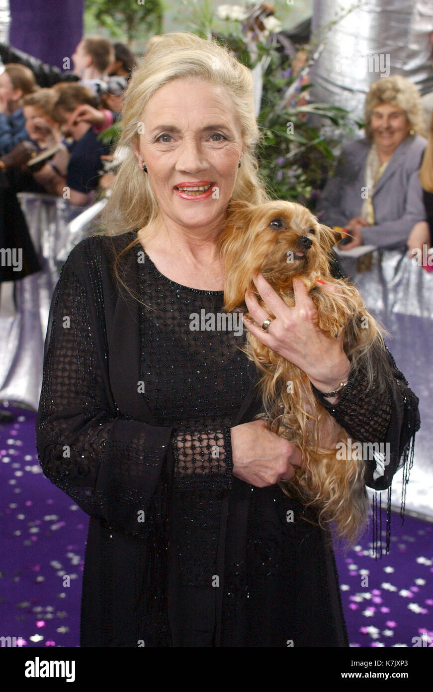 ©Alpha Press 047894 18.05.2002 SHIRLEY STELFOX -THE BRITISH SOAP AWARDS 2002 AT BBC TELEVISION CENTRE, LONDON Stock Photo