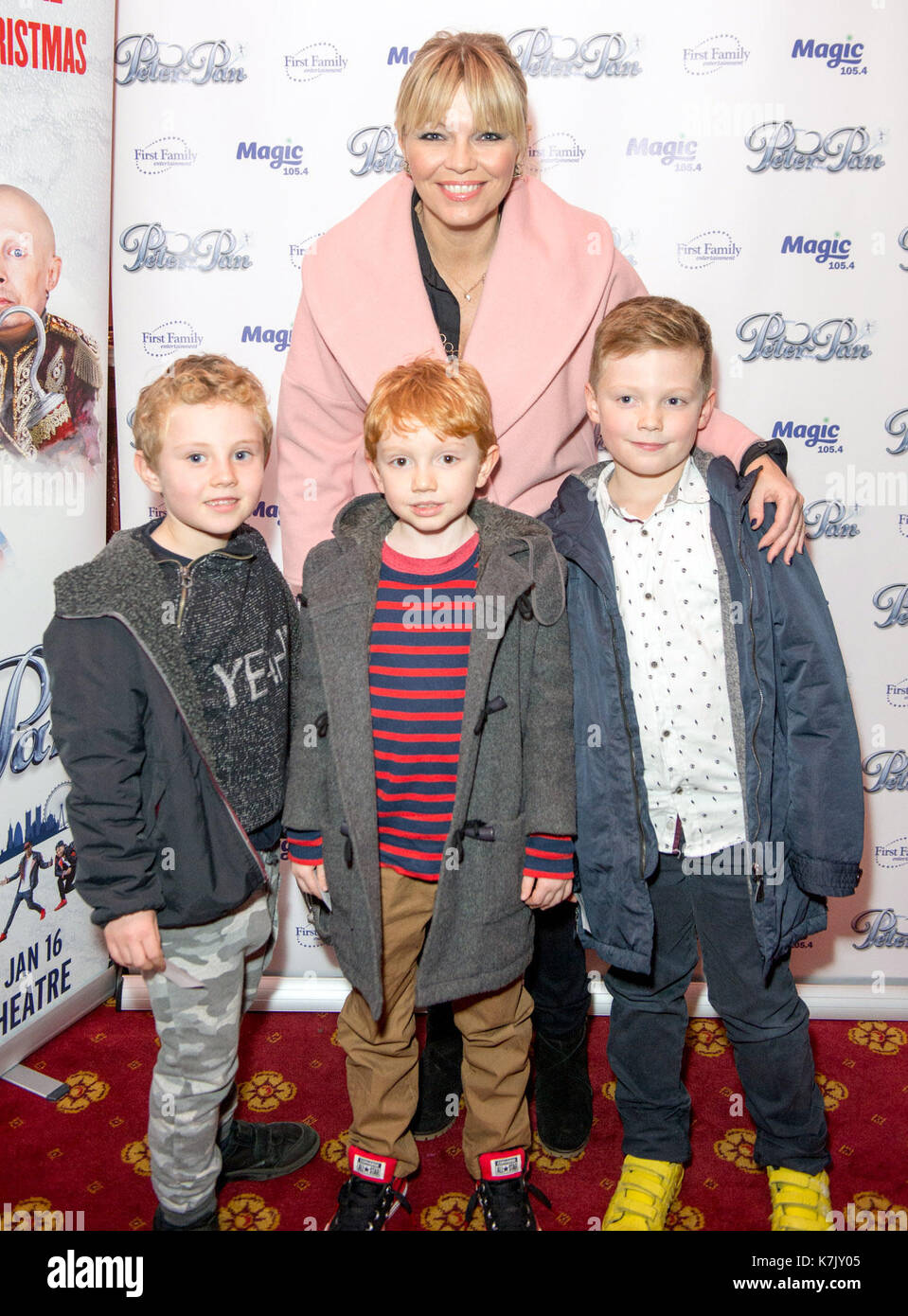 Photo Must Be Credited ©Alpha Press 074895 08/12/2015 Kate Thornton and guests at the Press Night of Peter Pan Pantomime at New Wimbledon Theatre in London. Stock Photo
