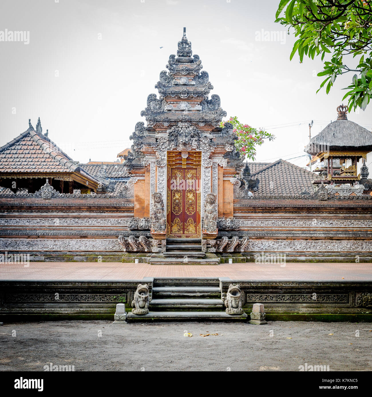 Temple In Kuta Bali Indonesia Stock Photo Alamy