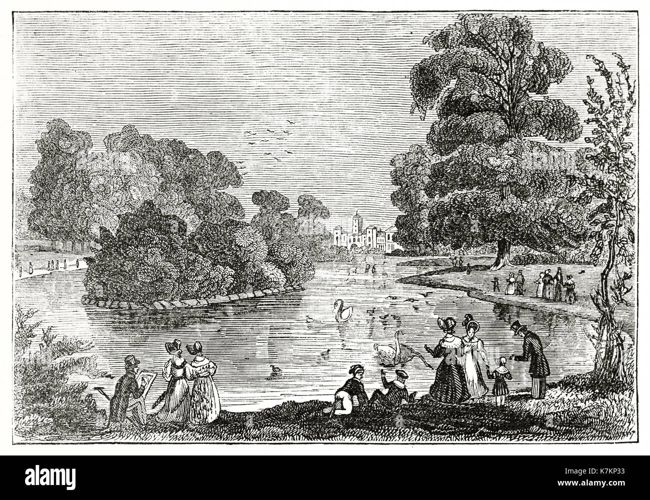 St james park london vintage hi-res stock photography and images - Alamy