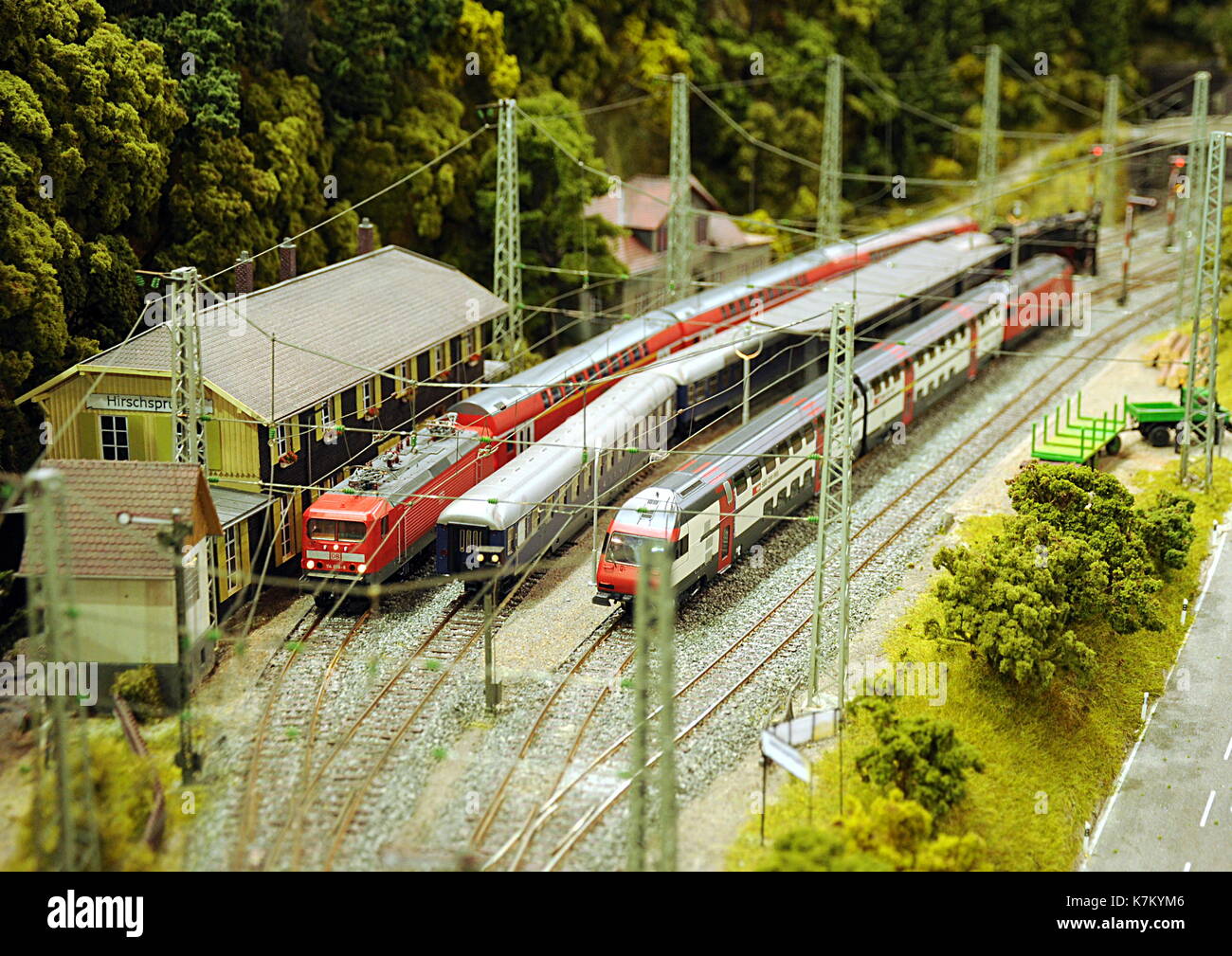 Model Railway Scenery Scenic Stock Photo Alamy