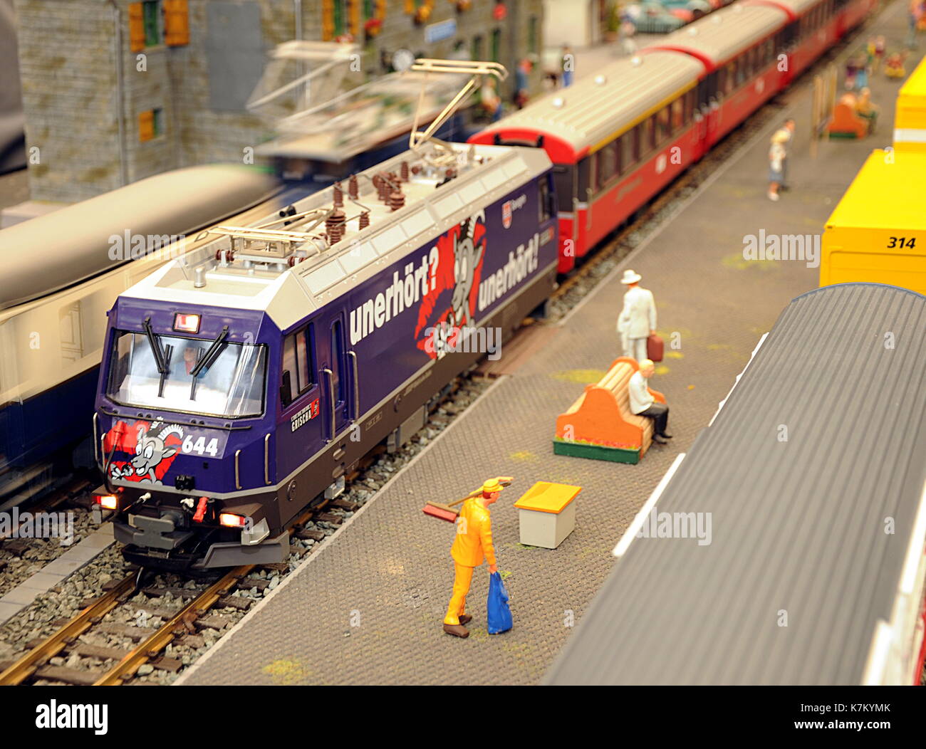 Model Railway Scenery Scenic Stock Photo Alamy