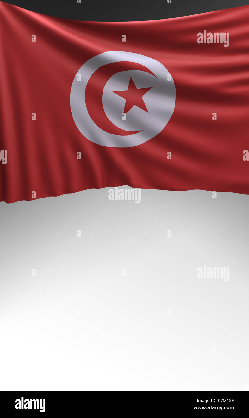 flag-tunisian-colors-tunisia-flag-3d-render-stock-photo-alamy