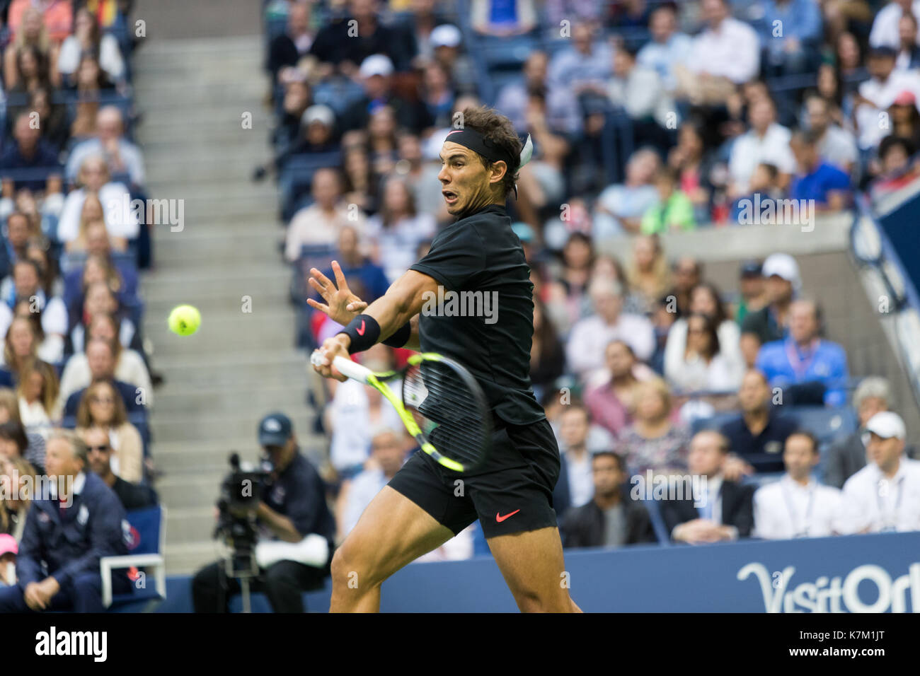 Rafael Nadal (ESP) winner of the Men's Singles Final  at the 2017 US Open Tennis Championships Stock Photo
