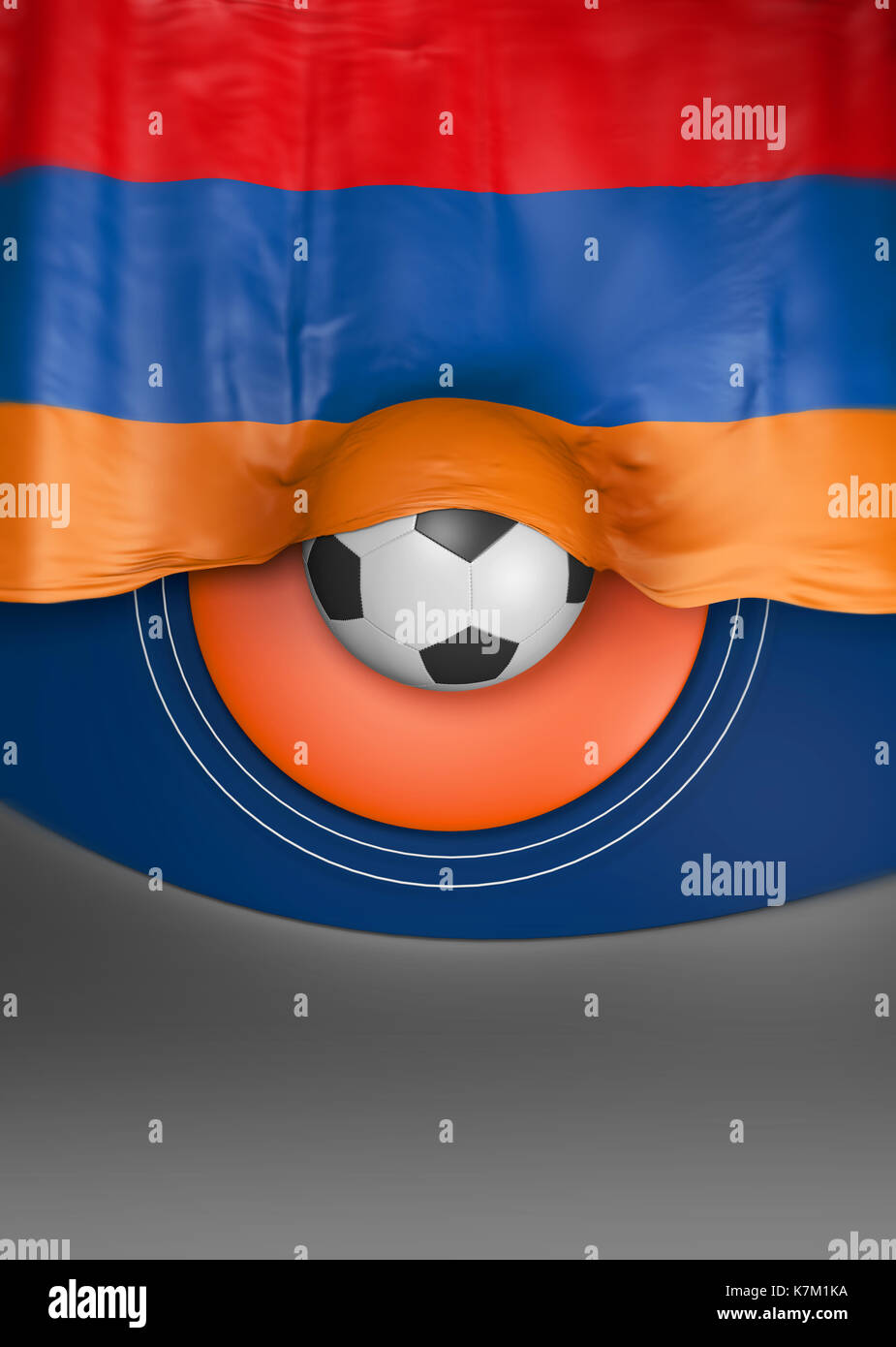 Flag Armenia Render, Armenian 3D Flag (3D Render Stock Photo - Alamy