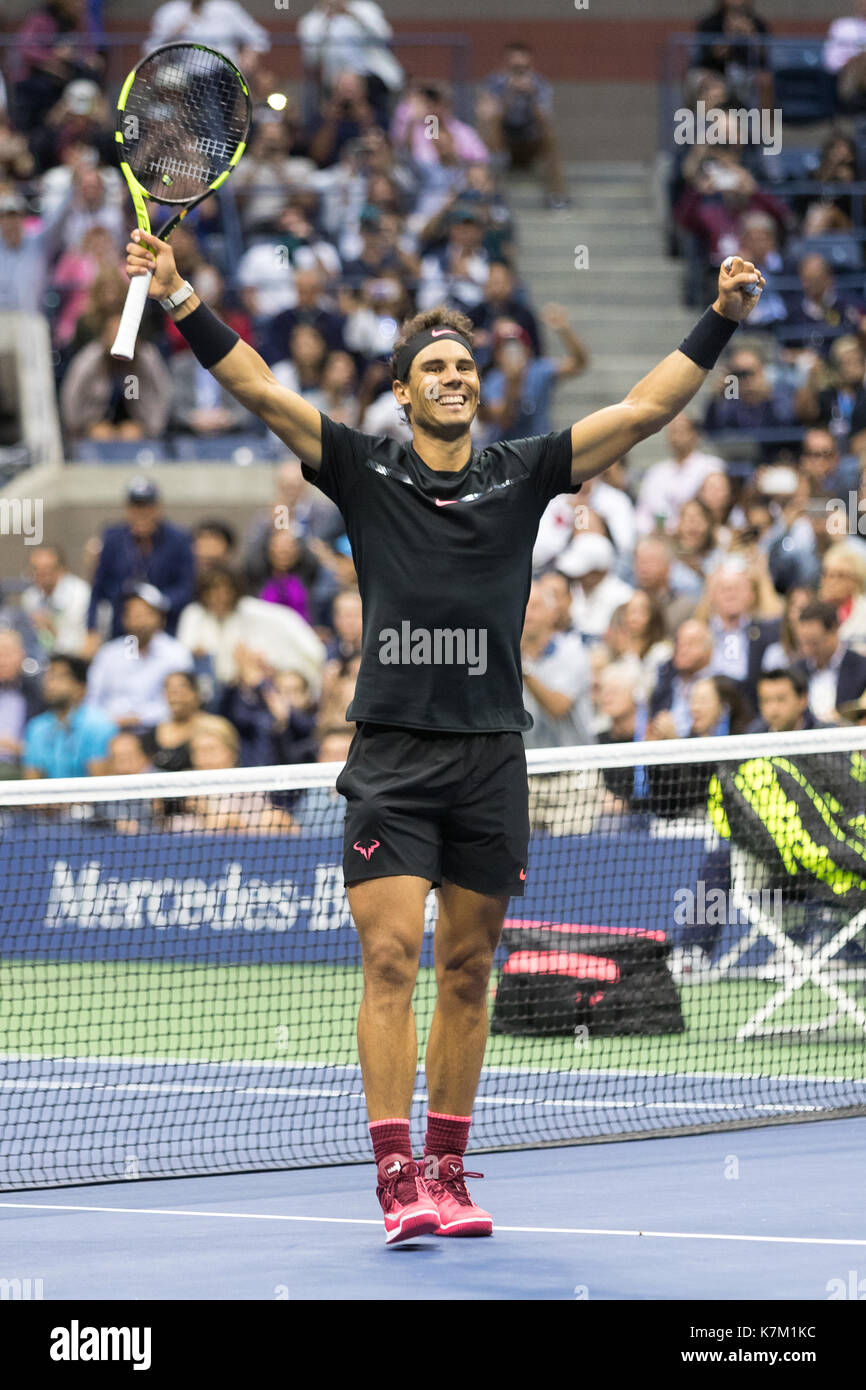 Rafael Nadal (ESP) winner of the Men's Singles Final at the 2017 US Open  Tennis Championships Stock Photo - Alamy