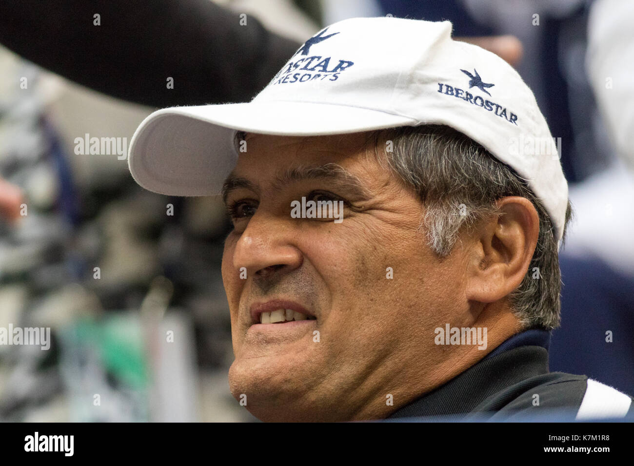 Toni Nadal is the uncle and coach of tennis player Rafael Nadal (ESP) winner of the Men's Singles Final  at the 2017 US Open Tennis Championships Stock Photo
