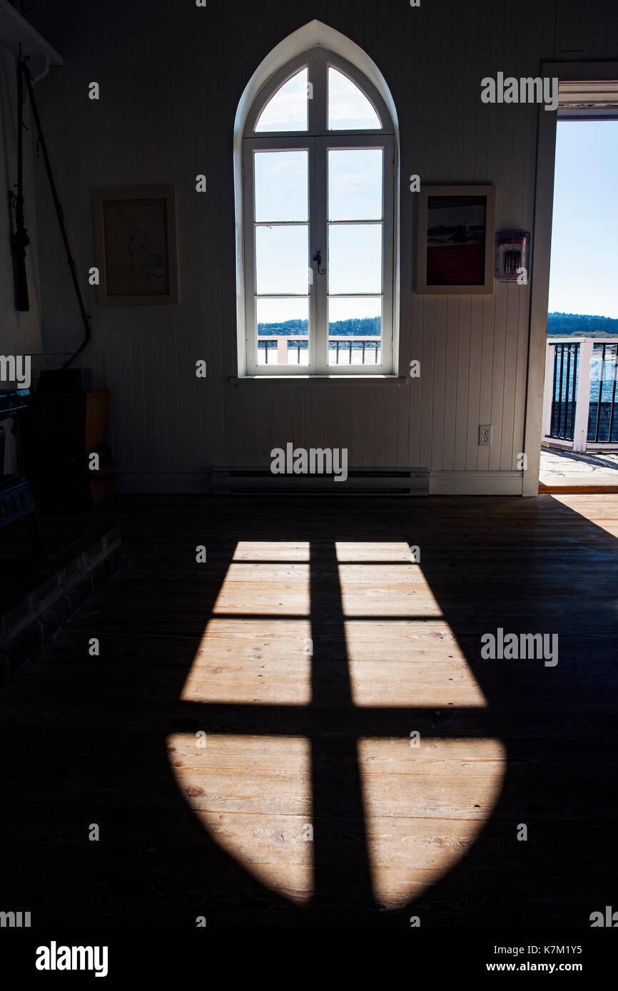 Interior of Fisgard Lighthouse at Fort Rodd Hill, Victoria, Vancouver ...