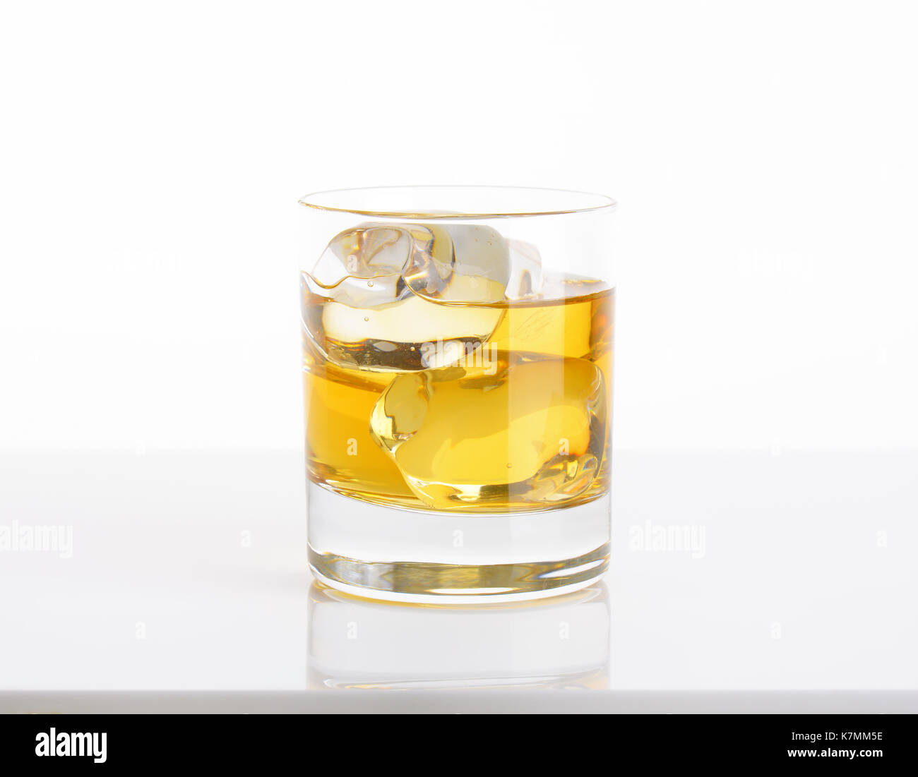 Iced drink in a whiskey tumbler Stock Photo Alamy