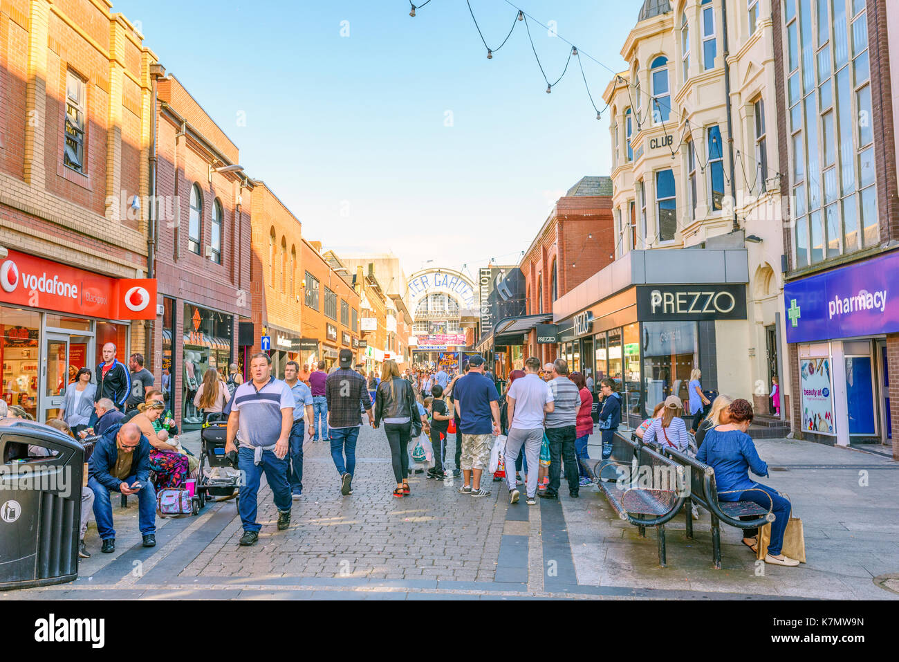 Blackpool Town Centre High Resolution Stock Photography and Images Alamy