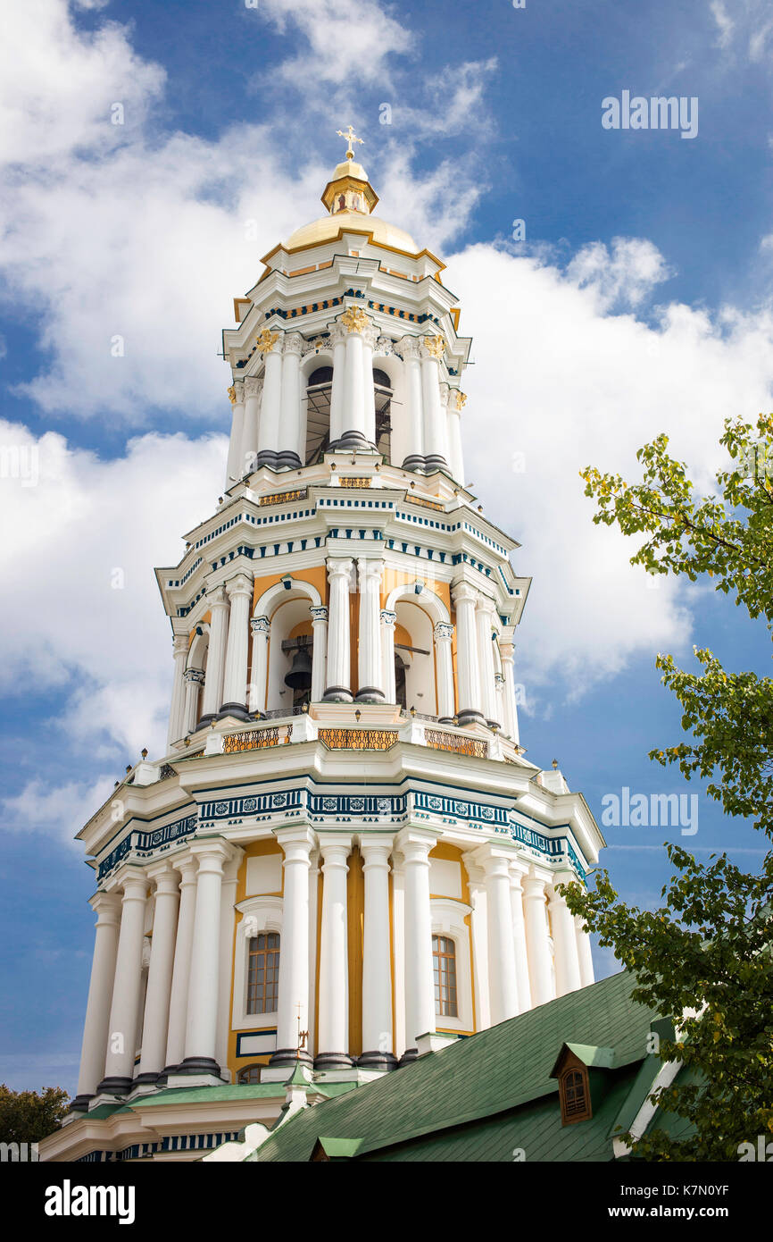 Church tower, Kiev cave monastery, Kijewo-Petscherska Lawra, Kiev, Ukraine Stock Photo