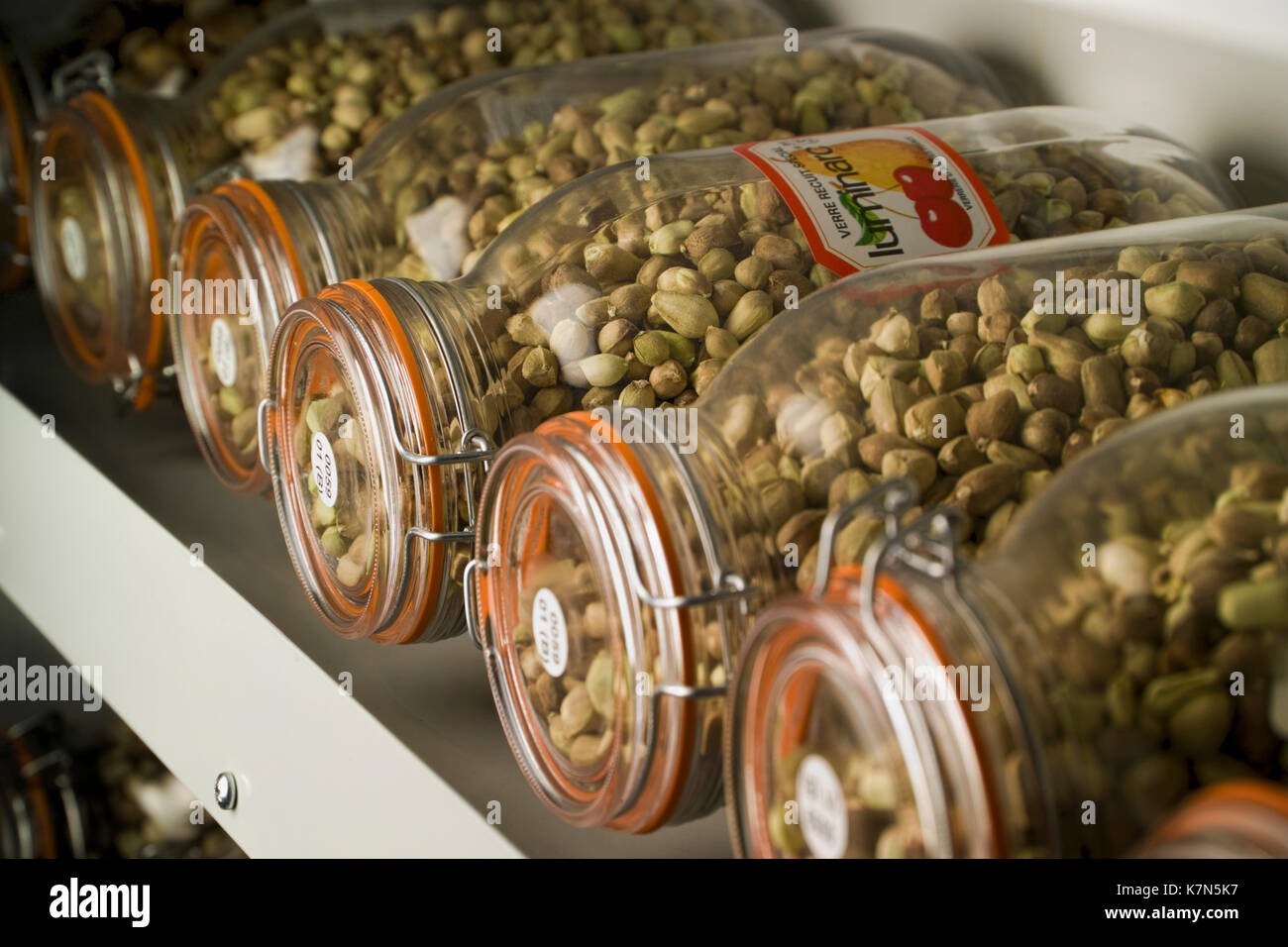 Seeds stored in the vaults of the Millennium Seed Bank, where over a