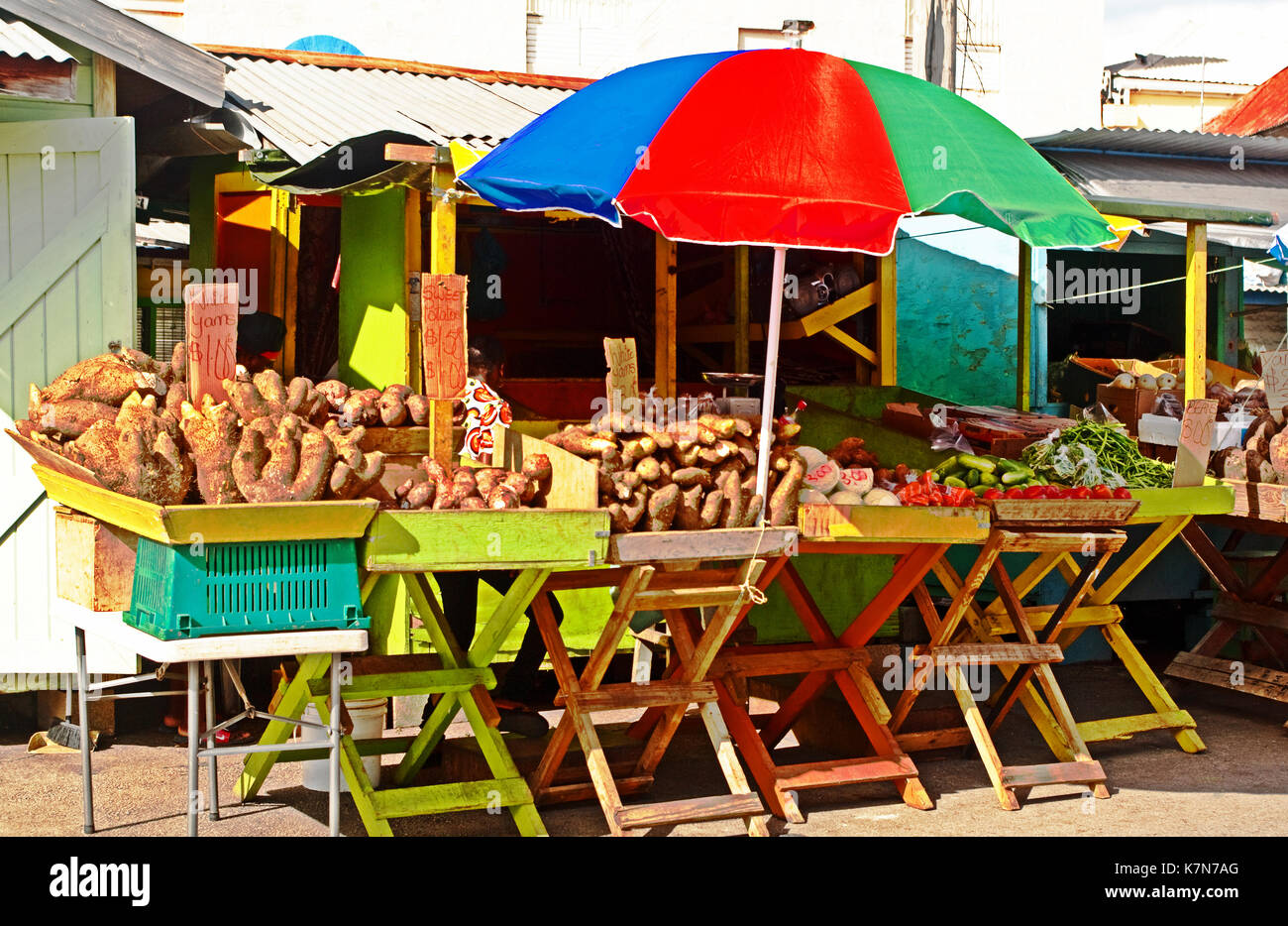 Barbados, Bridgetown, Careenage, Caribbean, West Indies, Vegetable